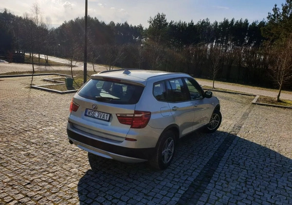 BMW X3 cena 49900 przebieg: 137000, rok produkcji 2011 z Trzciel małe 407